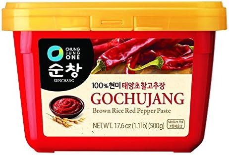 Sunchang Red Pepper Paste with brown rice (Gochuchang, Mild) (5pack)