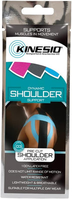 Kinesio Tape - Pre-Cut Shoulder Support - Optimized Athletic Tape Strips
