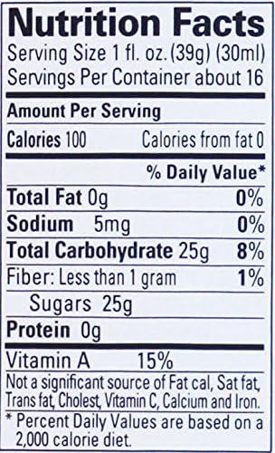Mango Reàl, Mango Puree Infused Syrup, 16.9 FL OZ Squeezable Bottle (Pack of 1)