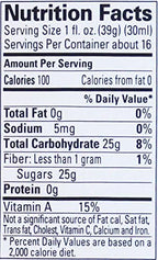 Mango Reàl, Mango Puree Infused Syrup, 16.9 FL OZ Squeezable Bottle (Pack of 1)