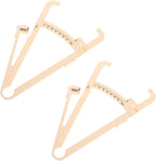 2Pcs Handheld Fat Caliper Measurement Device for Accurate Body Measuring Lightweight and Portable Skinfold Tool for Men and Women Simple Design for Easy Use