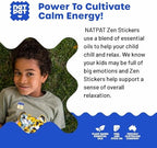 NATPAT Zen Patch Mood Calming Stickers for Kids and Adults - Chemical and Drug Free, Mood Support for Relaxation, Calm and Emotion Regulation - BuzzPatch Natural Patch (24 Pack)