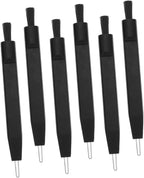minkissy 6pcs Hearing Aid Cleaning Brush Set Nylon Earwax Remover with Wax Portable and Non-damaging for Hearing Aid Maintenance and Earphone Care