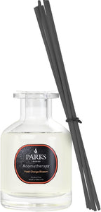 Parks London Fresh Orange Blossom Aromatherapy Diffuser | Bright Floral Citrus Scent | Alcohol-Free | Refreshing Home Fragrance | UK Made | 100ml