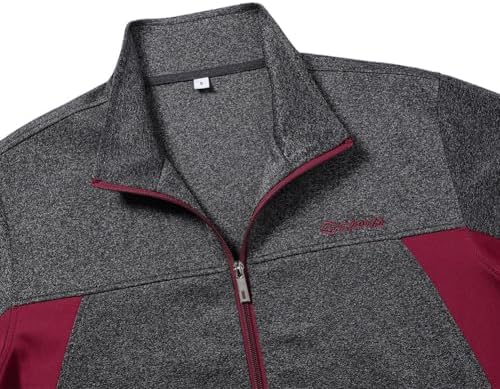 Men's Casual Tracksuit Long Sleeve Sweatsuit Athletic Set Full Zip Running Jogging Sports Jacket and Pants
