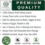 Spices Village Dried Parsley Flakes, Dry Parsley Seasonings, 1.7 Ounces, Kosher Certified, All Natural, Fresh, Gluten Free, Non GMO, Resealable Bulk Bag
