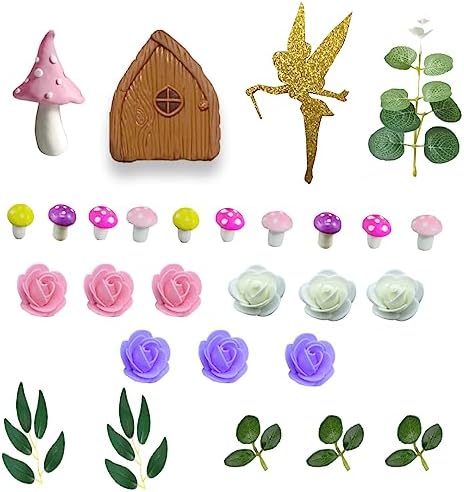 Fairy Cake Toppers Fairy Garden Topper for Birthday Baby Shower