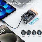LED Small Powerful EDC Flashlight, 365nm UV Black Light, Mini Led Flashlight High LM, USB C Rechargeable Mini Keychain Flash Light with Clip, Tail Magnet, 9 Modes, Waterproof Pocket Flashlights 2 PC