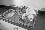 Addis Rectangular Washing Up Bowl, Linen, 9.5 Litre