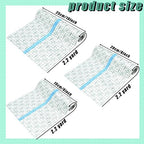 Nuanchu 9 Rolls Tattoo Aftercare Bandage Waterproof Transparent Stretch Adhesive Bandages Tape Clear Tattoo Film Wrap for Swimming, 3 Sizes(6 Inch, 8 Inch, 10 Inch Wide)