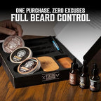 Viking Revolution Ultimate Beard Care Collection - Gifts for Men Includes Oil, Balm, Brush, Comb and Pen - Beard Kit for Men with Sandalwood, Spiced Vanilla, Coffee Whiskey, Sweet Tobacco