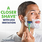 Gillette Sensor3 Sensitive Disposable Razors for Men, Enhanced Lubrastrip Glides Easily Over Your Skin, 8 Count (Pack of 2)