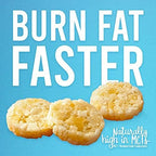 Keto Cookies (Buttery Coconut) Low Carb Snacks food. Gluten Free Healthy Diabetic snacks Atkins Keto Friendly desserts. Zero Carb added High Fat Bomb Ketosis mini bites, Pack of 3