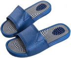 Massage Slippers,Men & Women Acupressure Massage Reflexology Sandals Relief Plantar Fasciitis,Feet Sole Point Massage,Promote Blood Circulation(Size:EU 39/40,Color:Blue)