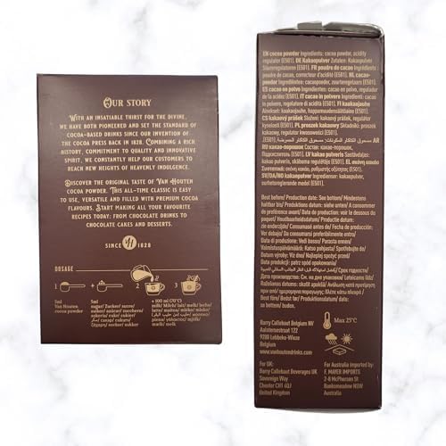 Van Houten Dutched Cocoa 8.8 Ounce Box (Pack of 3)