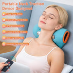 Upgraded Neck Massager 2026, Neck and Shoulder Massager with Heat, Stretcher, Vibration, Portable Cervical Traction Device, Neck Massagers for Pain Relief Deep Tissue