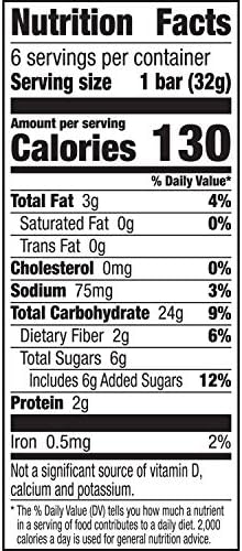 Nature Valley Chewy Fruit & Nut Granola Bars, Cranberry Pomegranate, 6 Bars, 6.7 OZ