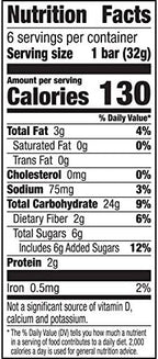 Nature Valley Chewy Fruit & Nut Granola Bars, Cranberry Pomegranate, 6 Bars, 6.7 OZ (Pack of 4)