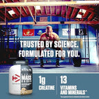 Dymatize Super Mass Gainer Protein Powder, Gourmet Vanilla, 52g Protein, 1g Creatine, 1280 Calories, 10.7g BCAAs, 245g Carbs, Contains Whey Protein Powder, Isolate, and Casein (8 Servings)