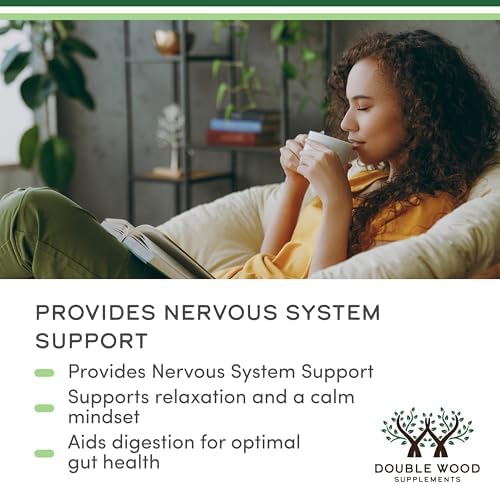 Double Wood Supplements Organic Lemon Balm Tincture - for Digestion & Relaxation 590mg - 2FL OZ, 120 Servings (Better Absorbed Than Capsules, Great for Lemon Balm Tea)