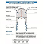 Transfer Nursing Sling Full Body Mesh Lift Sling, Lifting Aid Straps for Transfer,for Shower Home Use Electric Transfer Belt, Toileting Transfer Slings 600 Lbs Weight Capacity