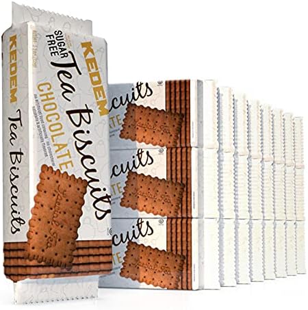 Kedem Tea Biscuits, Sugar Free Chocolate Tea Biscuits, 5.5 oz (Pack of 24)