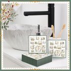 100 Pcs 12 Days of Christmas Napkins 2 Ply Decoupage Winter Holiday Cocktail Paper Napkin 5 x 5 Inch Partridge French Hens Gold Rings Disposable Hand Towel for Christmas Table Party Supplies(Green)
