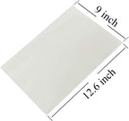 50/100/200 sheets Count Edible Rectangle Rice and Wafer Paper,9x12.6 inches for candy packaging or food decoration (50)