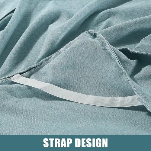 Massage Table Skirt with Breath Hole Soft Massage Bed Cover with Skirt Spa Bed Cover with 4 Corner Elastic Band Massage Table Bed Sheet Square Round Head,Dark Blue,70 * 190cm(T)