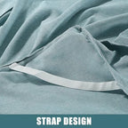 Massage Table Skirt with Breath Hole Soft Massage Bed Cover with Skirt Spa Bed Cover with 4 Corner Elastic Band Massage Table Bed Sheet Square Round Head,Grey,70 * 185cm(T)