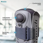 Ossur Rebound Air Walker Boot | Comfortable Walking Boot with Compression Straps & Air Pump Rocker Bottom | Walking Boot for Broken Foot, Walking Boot for Sprained Ankle (High Top, Medium)
