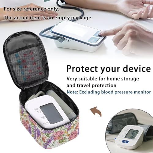 Hummingbird Blood Pressure Monitor Case Hard Carrying Medical Travel Storage Bag Universally Compatible Portable BPM Cuff Health Accessories Pouch Replacement