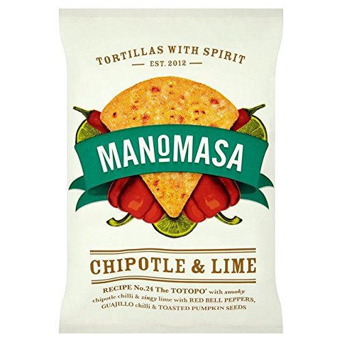 Manomasa Chipotle & Lime Tortilla Chips - 160g