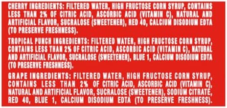Kool-Aid Jammers Drink, 30 Pouches, for School Lunches and On-the-Go Hydration, Artificially Flavored Tropical Punch, Grape and Cherry Flavors, 6 fl oz