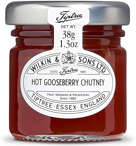 Tiptree Hot Gooseberry Chutney Portion Pots - 72x38g