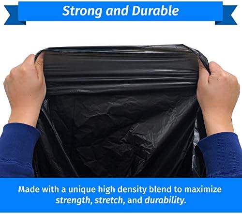 Reli. SuperValue 65 Gallon Trash Bags | 60 Count | Made in USA | Heavy Duty | Black Multi-Use Garbage Bags