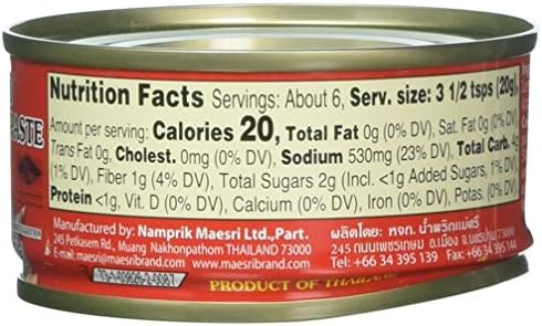 Maesri Thai red curry - 4 oz x 2 cans
