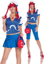 Elegant Moments Sexy Rag Doll Adult Costume Size Medium