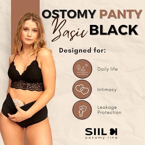 SIIL Ostomy Panty, Colostomy Bag Covers Underwear for Women with Stoma Pocket for Ostomy Bag Support, Colostomy Ileostomy