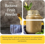 Ancient Roots Banana Powder - 100% Pure & Natural, Non-GMO, Gluten-Free, No Sugar Added, 10.5 ounces (75 servings)