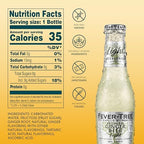 Fever-Tree Light Ginger Beer, 6.8 fl oz (24 Bottles) Lower in Calories, No Artificial Sweeteners, Flavorings or Preservatives