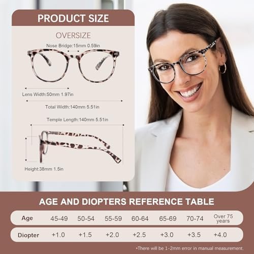 3 Pack Reading Glasses for Women Round Style Frame Spring Hinges with Three Soft Glasses Cases