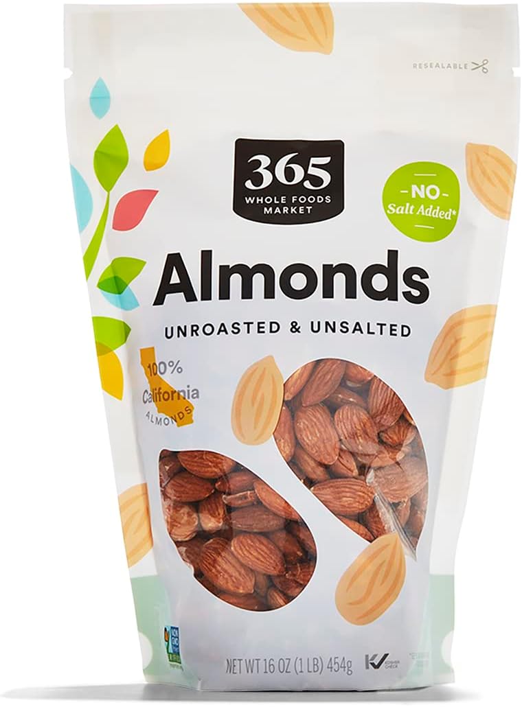 365 by Whole Foods Market, Whole Raw Almonds, 16 OZ