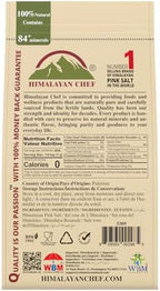 Himalayan Chef Pink Himalayan Salt Fine Grain, 1 lb Bag - Pure, Natural, Kosher, Non-GMO, Mineral-Rich, for Cooking, Seasoning, Baking, Table Use