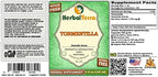 Tormentilla (Potentilla erecta) Glycerite, Dried Roots Alcohol-Free Liquid Extract (Brand Name: HerbalTerra, Proudly Made in USA) 4 fl.oz (120 ml)