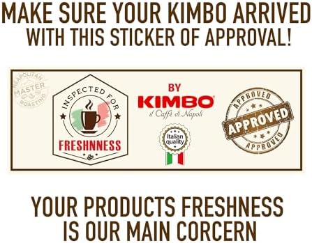 Kimbo Espresso Napoletano Whole Coffee Beans, Dark Roast, 1kg Bag