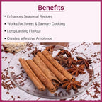 Jalpur Millers Spice Combo Pack - Cinnamon Quills 100g - Star Anise 100g (2 Pack)