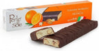 Perle di Sole Italian Orange Chocolate Nougat - Orange Flavored Soft Nougat Bar with Dark Chocolate Coating - Gourmet Artisan Torrone Made in Italy - Perfect as a Gift or After-Meal Treat (5.3 oz | 150 g)