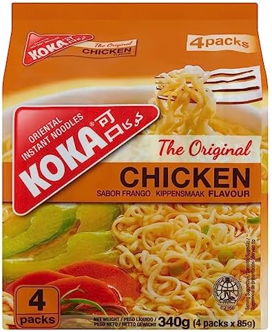 Koka Instant Noodles Chicken Flavour 85G x 4