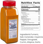 Blue Mountain Country Jamaican Curry Powder Hot - 22 oz Shaker Bottle | Authentic Spicy West Indian Curry Blend for Meat, Seafood, Vegetables & More